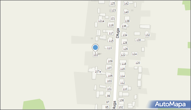 Lgota-Mokrzesz, Długa, 111, mapa Lgota-Mokrzesz