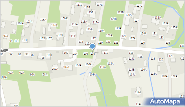 Lisia Góra, Długa, 108, mapa Lisia Góra