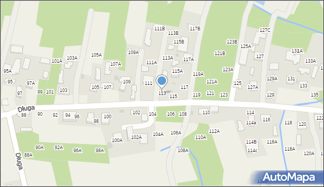 Lisia Góra, Długa, 113, mapa Lisia Góra