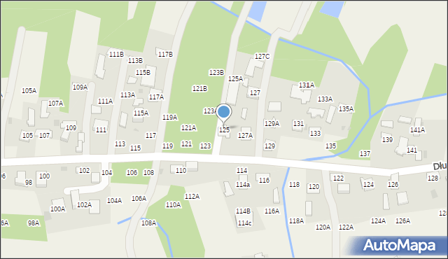 Lisia Góra, Długa, 125, mapa Lisia Góra