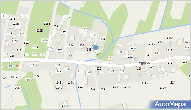 Lisia Góra, Długa, 135, mapa Lisia Góra