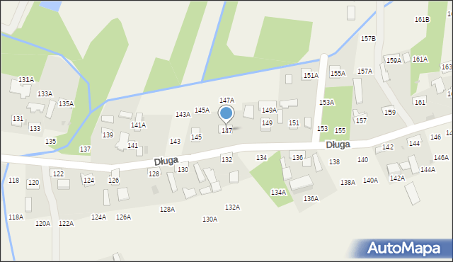 Lisia Góra, Długa, 147, mapa Lisia Góra