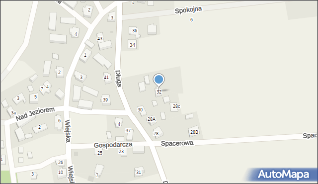 Lubkowo, Długa, 32, mapa Lubkowo