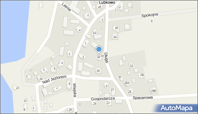 Lubkowo, Długa, 41, mapa Lubkowo