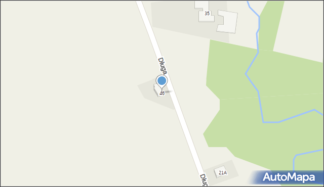 Luzino, Długa, 46, mapa Luzino
