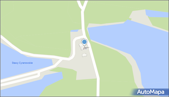 Mielec, Długa, 105, mapa Mielca