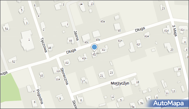 Morzyczyn, Długa, 41j, mapa Morzyczyn