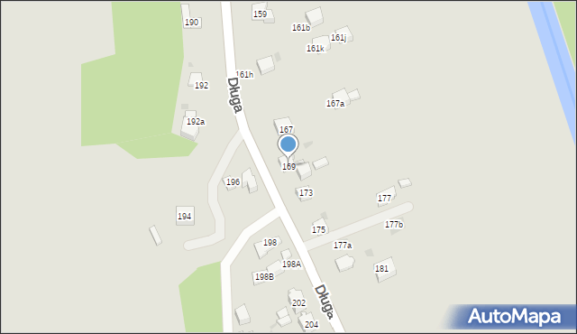 Mysłowice, Długa, 169, mapa Mysłowice