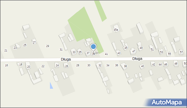 Nowe Gajęcice, Długa, 39, mapa Nowe Gajęcice