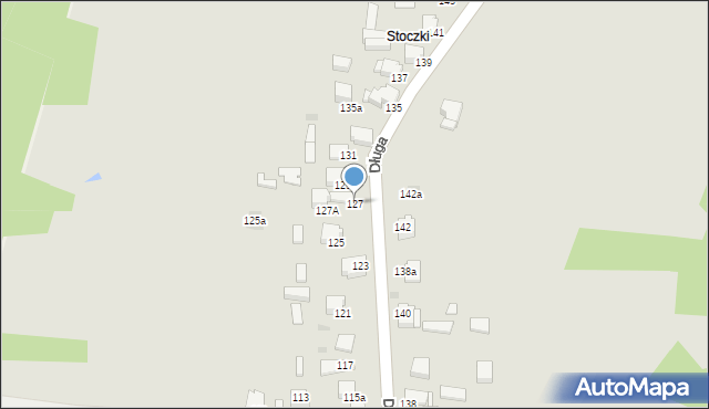 Olkusz, Długa, 127, mapa Olkusz