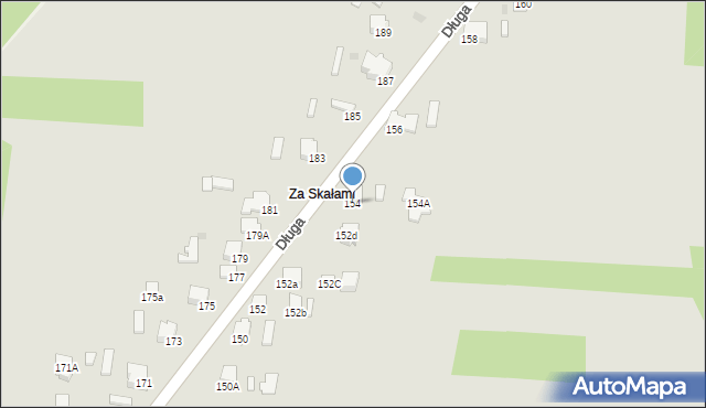 Olkusz, Długa, 154, mapa Olkusz