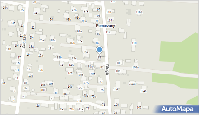 Olkusz, Długa, 83, mapa Olkusz