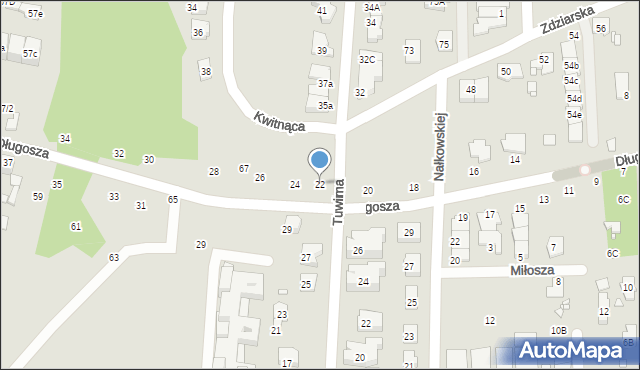 Pruszków, Długosza Jana, 22, mapa Pruszków