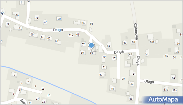 Przecieszyn, Długa, 55, mapa Przecieszyn