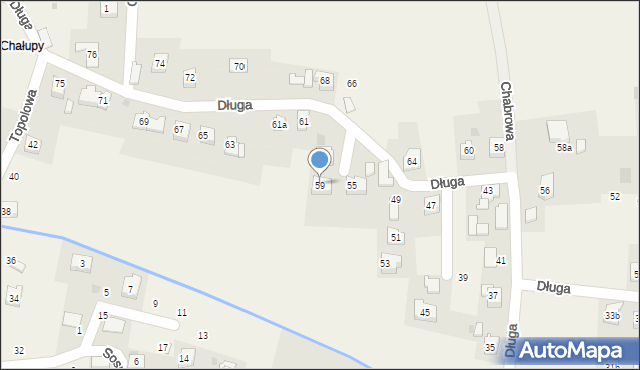 Przecieszyn, Długa, 59, mapa Przecieszyn