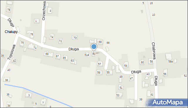 Przecieszyn, Długa, 61, mapa Przecieszyn