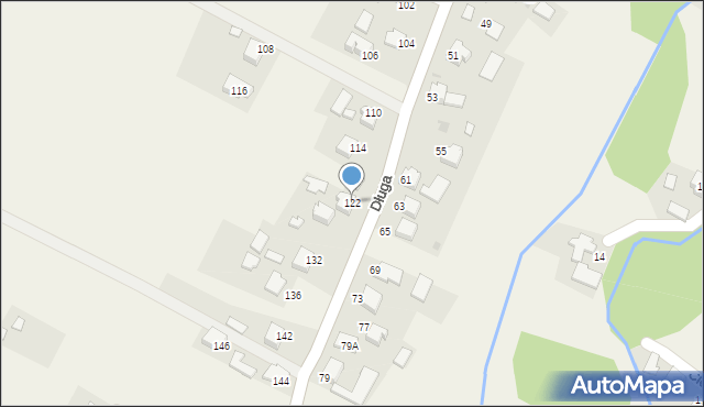 Przeciszów, Długa, 122, mapa Przeciszów