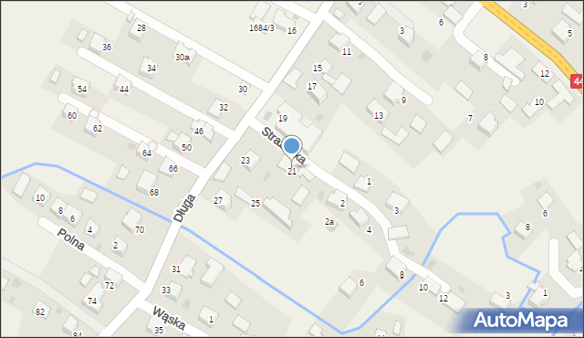 Przeciszów, Długa, 21, mapa Przeciszów