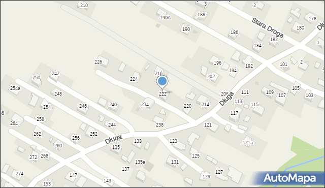 Przeciszów, Długa, 222, mapa Przeciszów