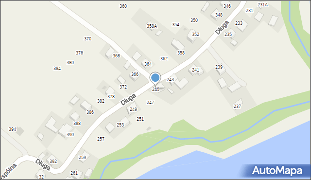 Przeciszów, Długa, 245, mapa Przeciszów