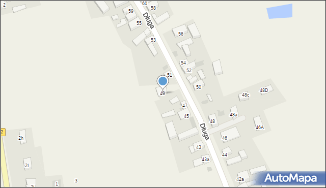 Przedmoście, Długa, 49, mapa Przedmoście