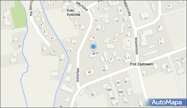 Raciborowice, Długosza Jana, 46, mapa Raciborowice