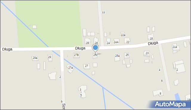 Rogoźno, Długa, 25c, mapa Rogoźno