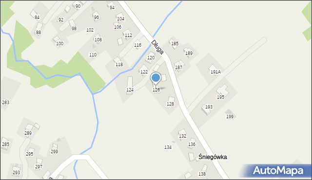 Równe, Długa, 126, mapa Równe