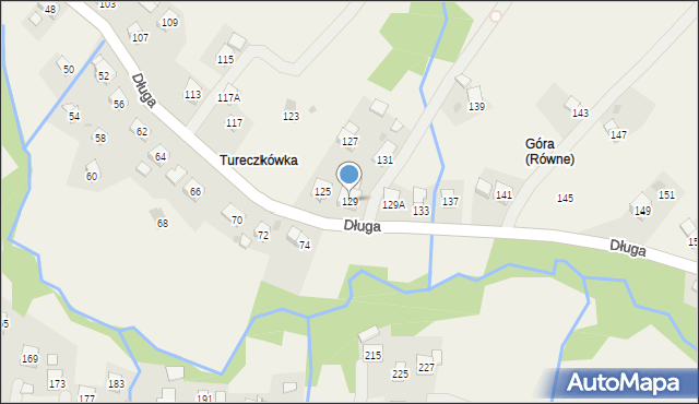 Równe, Długa, 129, mapa Równe