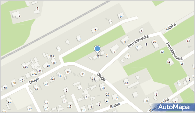 Sade Budy, Długa, 32, mapa Sade Budy