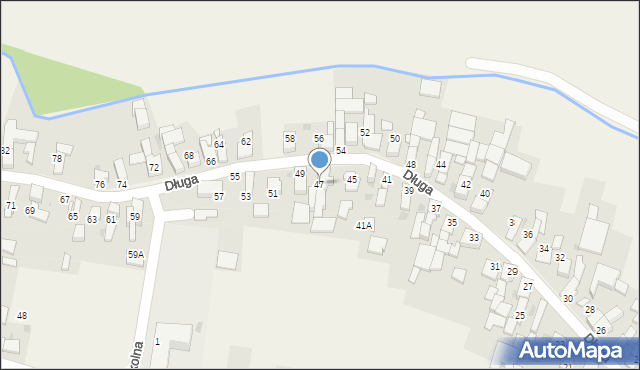 Samborowice, Długa, 47, mapa Samborowice