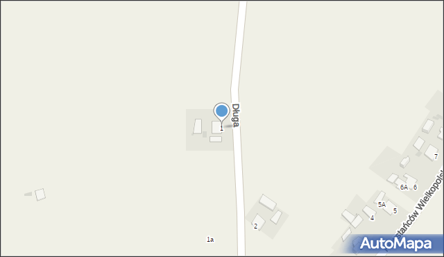 Serock, Długa, 1, mapa Serock