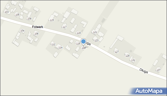 Sieciechowice, Długa, 118, mapa Sieciechowice