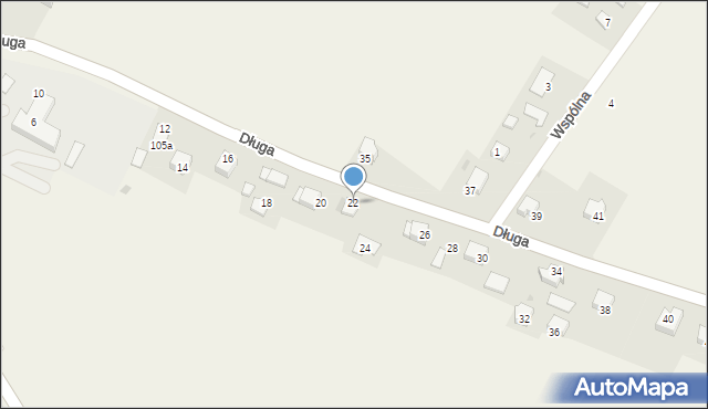 Sieciechowice, Długa, 22, mapa Sieciechowice