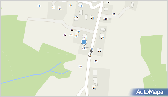 Siepraw, Długa, 48a, mapa Siepraw