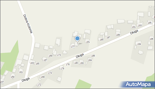 Sławniów, Długa, 179, mapa Sławniów