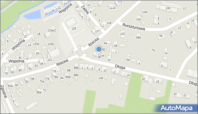 Starachowice, Długa, 1a, mapa Starachowic