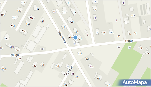 Stasi Las, Długa, 44, mapa Stasi Las