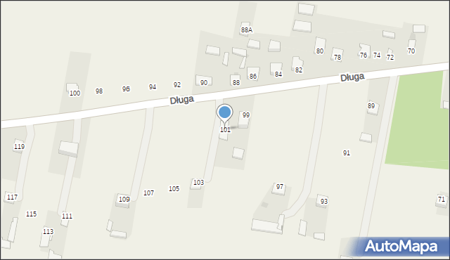 Sulbiny, Długa, 101, mapa Sulbiny