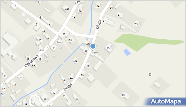 Świdnica, Długa, 43, mapa Świdnicy