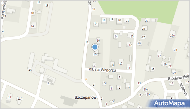 Szczepanów, Długosza Jana, 10, mapa Szczepanów