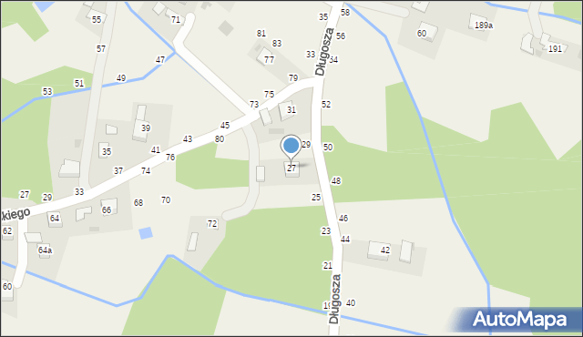 Szczepanów, Długosza Jana, 27, mapa Szczepanów