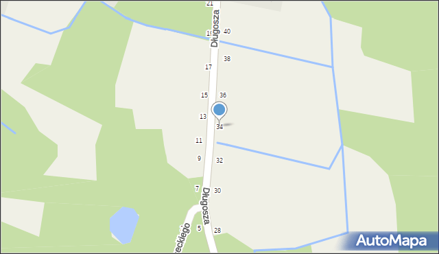 Szczepanów, Długosza Jana, 34, mapa Szczepanów