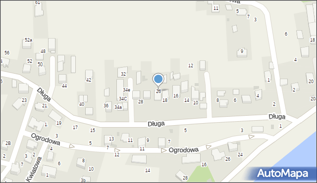 Szczyglice, Długa, 26, mapa Szczyglice