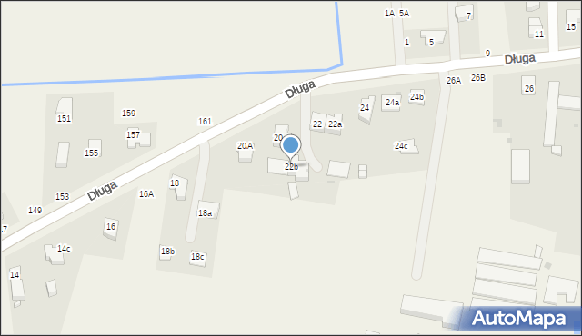Szewce, Długa, 22b, mapa Szewce