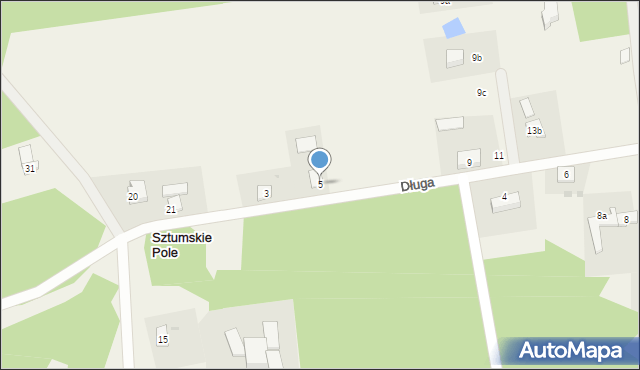 Sztumskie Pole, Długa, 5, mapa Sztumskie Pole