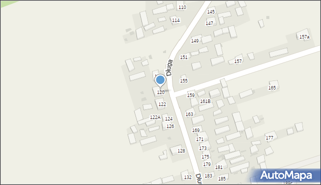 Tereszpol-Zaorenda, Długa, 120, mapa Tereszpol-Zaorenda