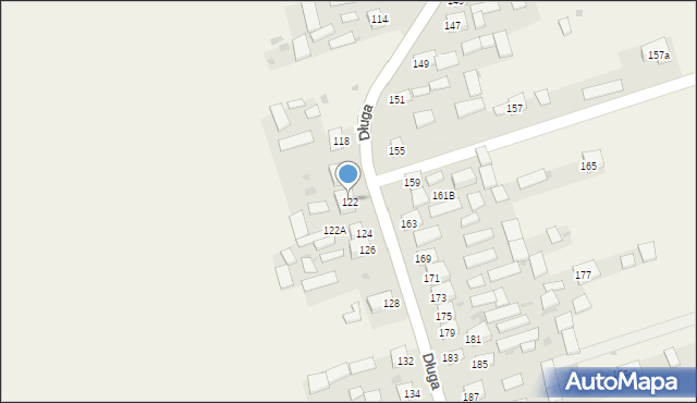 Tereszpol-Zaorenda, Długa, 122, mapa Tereszpol-Zaorenda