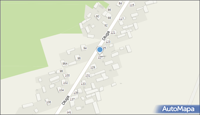 Tereszpol-Zaorenda, Długa, 127, mapa Tereszpol-Zaorenda