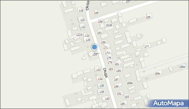 Tereszpol-Zaorenda, Długa, 128, mapa Tereszpol-Zaorenda